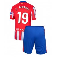 Atletico Madrid Julian Alvarez #19 Replika babykläder Hemmaställ Barn 2024-25 Kortärmad (+ korta byxor)